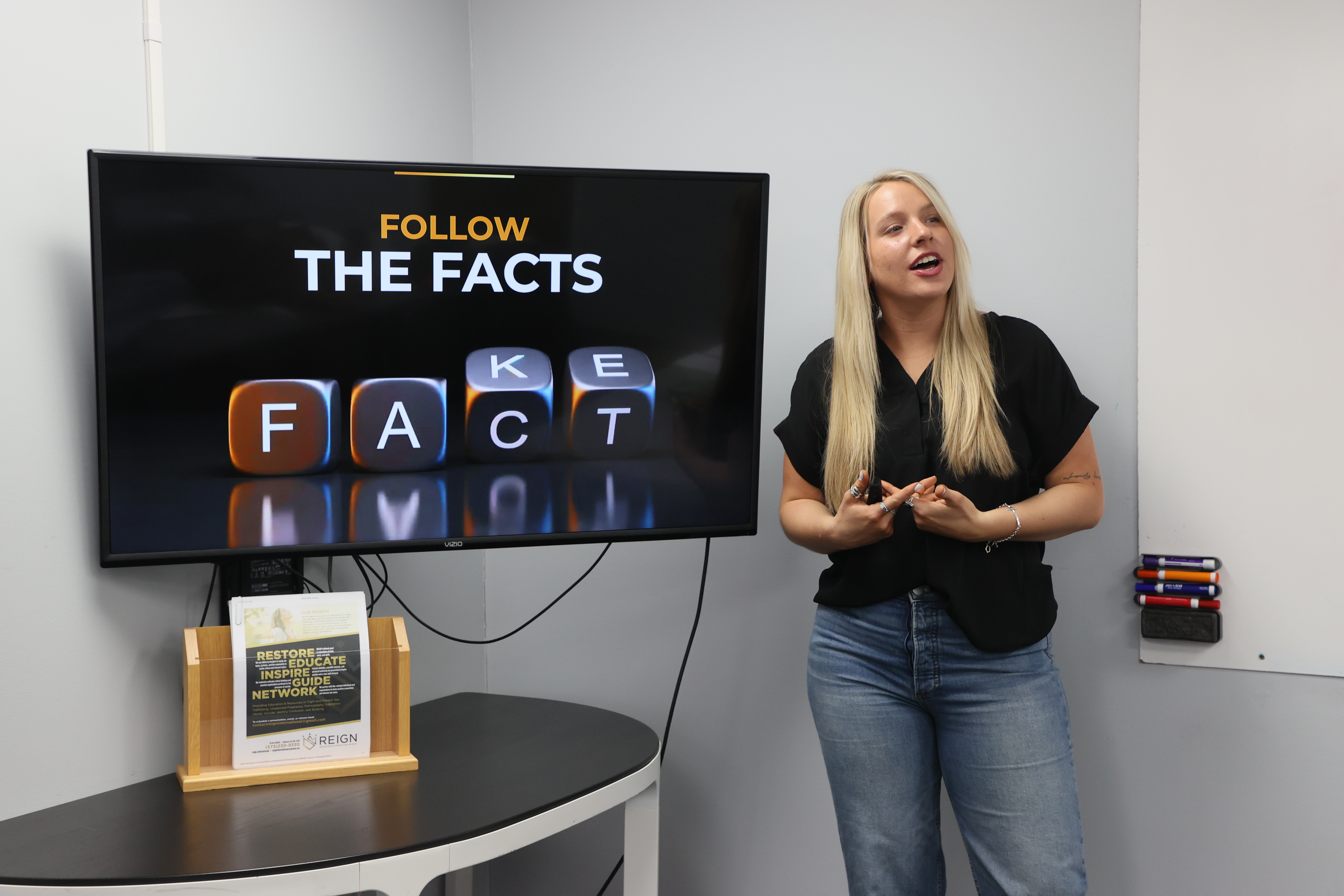 REIGN presentation in action