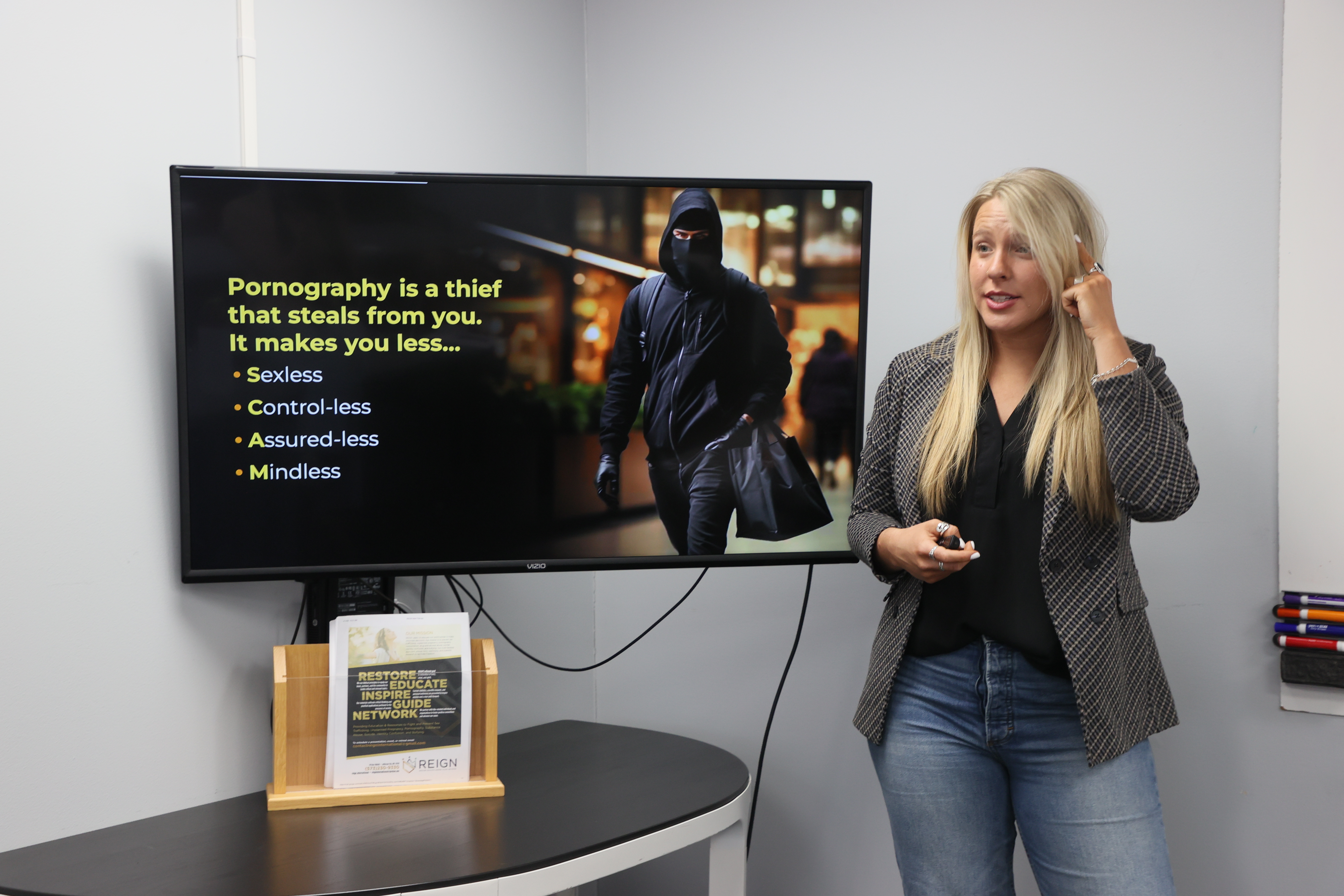 REIGN Teen Talk presentation